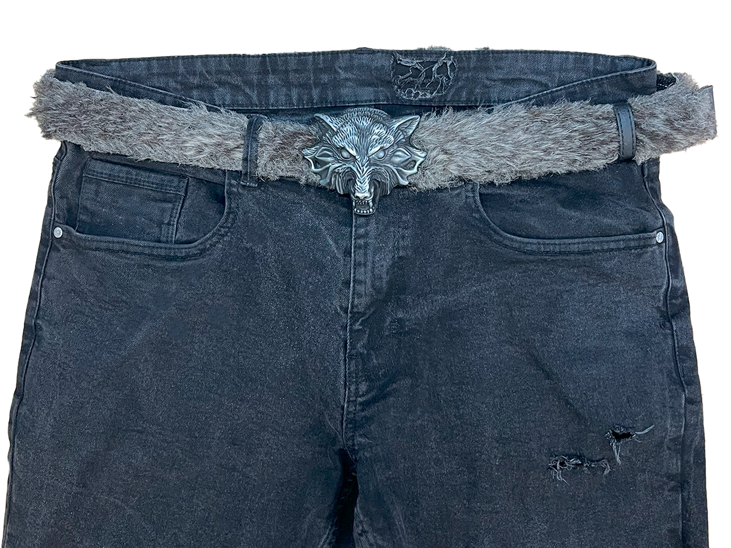 FUR WOLF BELT