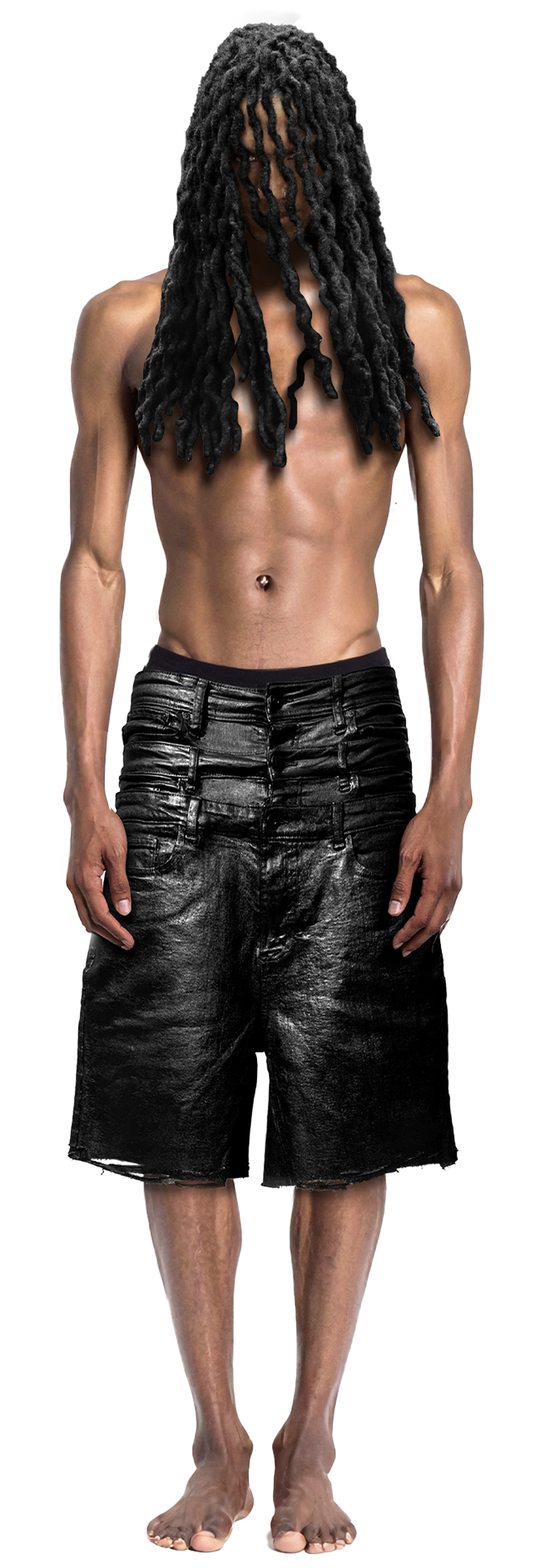 "WAXED" TRIPLE SHORT