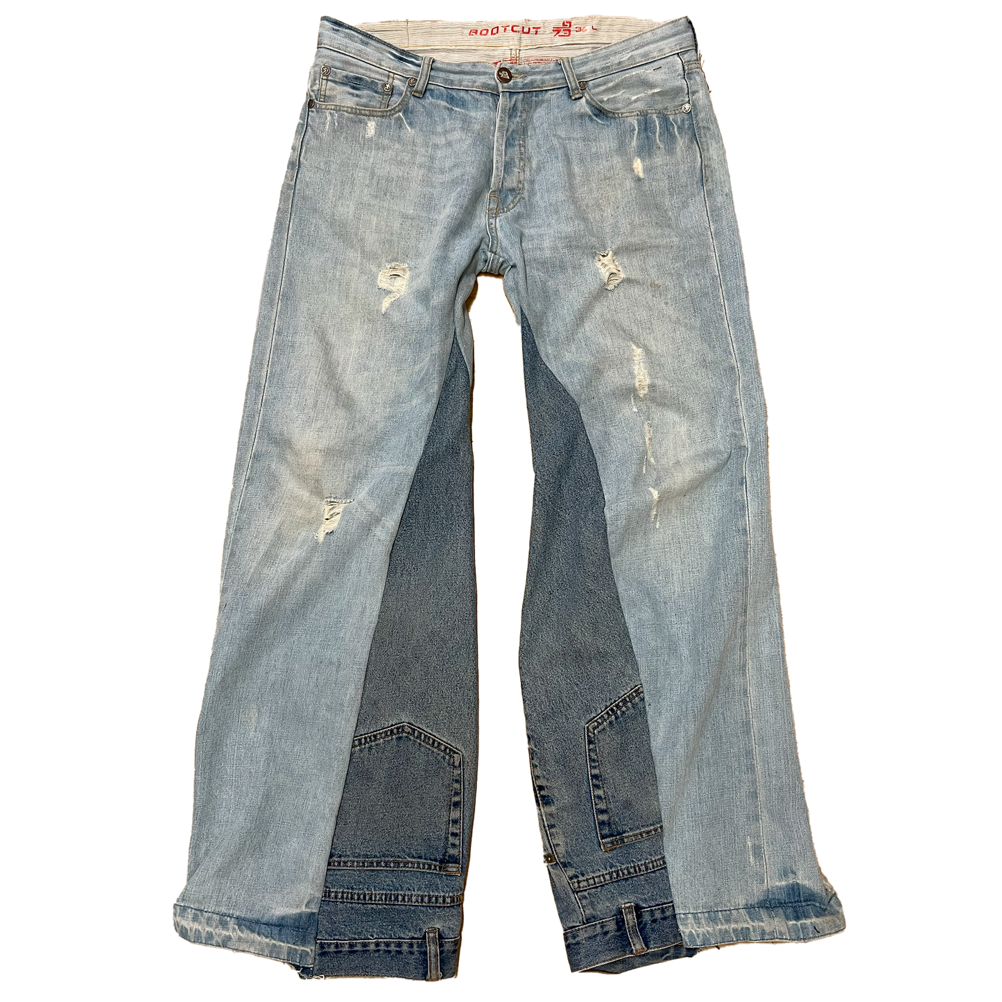 36W 34L - BIGBLUE BOOTCUT JEANS