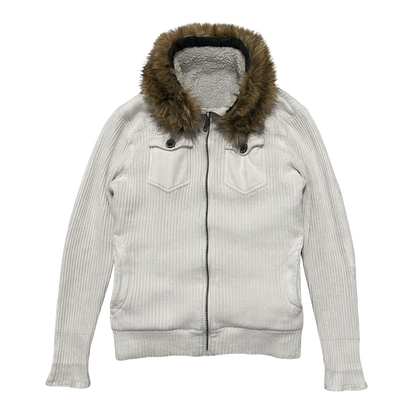 Cold Hearted Fur Fleece Zip-Up