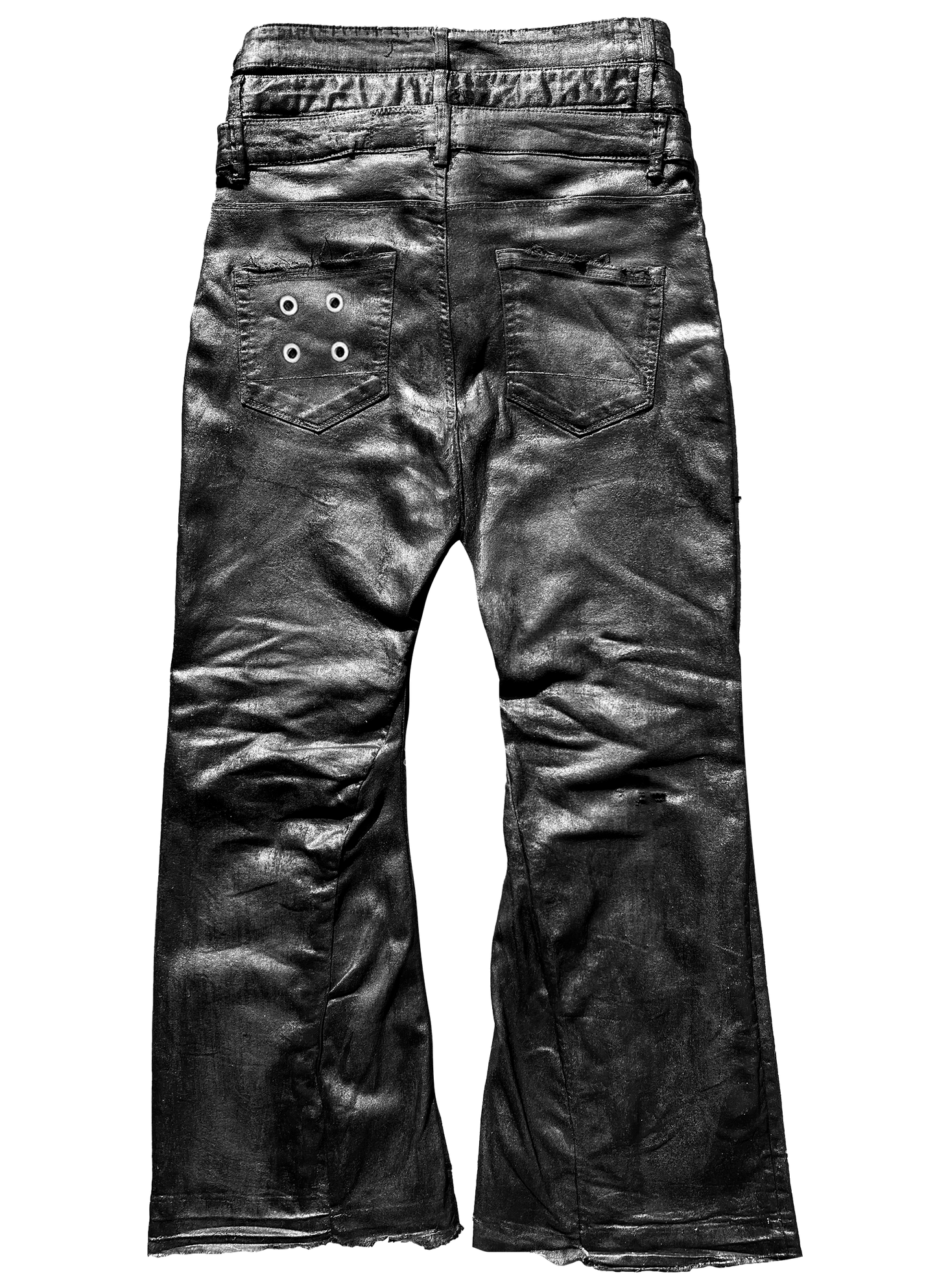 "WAXED" TRIPLE JEANS