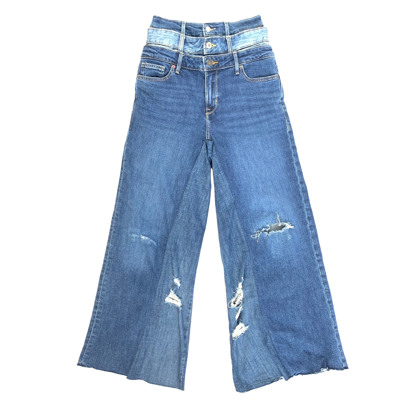 26W 32L - BEACH BLUE TRIPLE JEANS