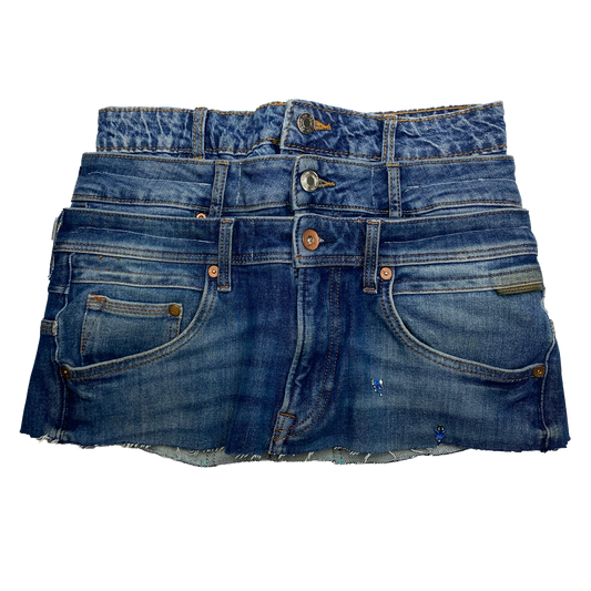 3RIPLE SKIRT - DARK BLUE ANGEL