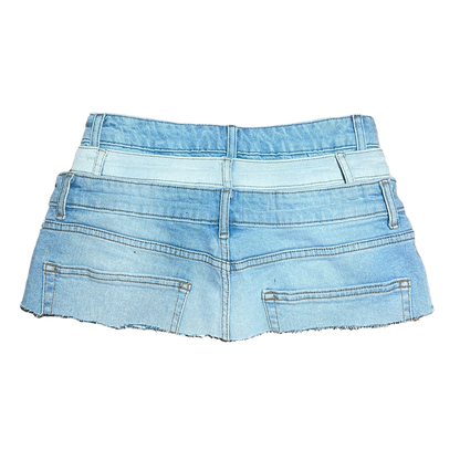 BLONDE BLUE 3RIPLE SKIRT - 28W 10L