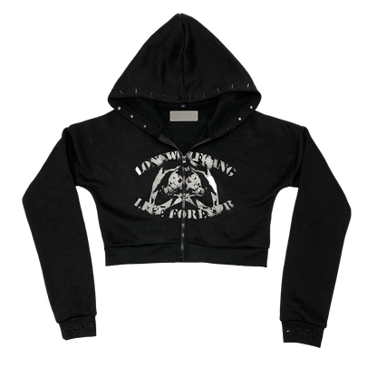 BAND GIRL CROP HOODIE