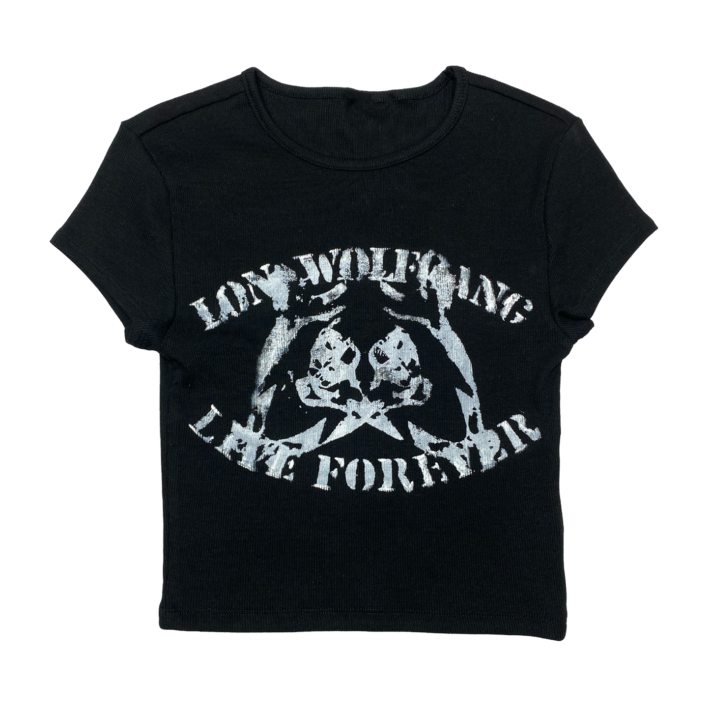 'lonewolfgirls' - BLACK BAND T