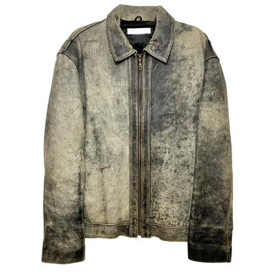 MENS 'SURVIVOR' LEATHER JACKET