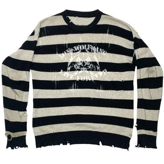 STRIPED CHAINGANG KNIT JUMPER