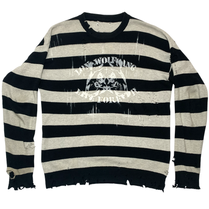 STRIPED CHAINGANG KNIT JUMPER