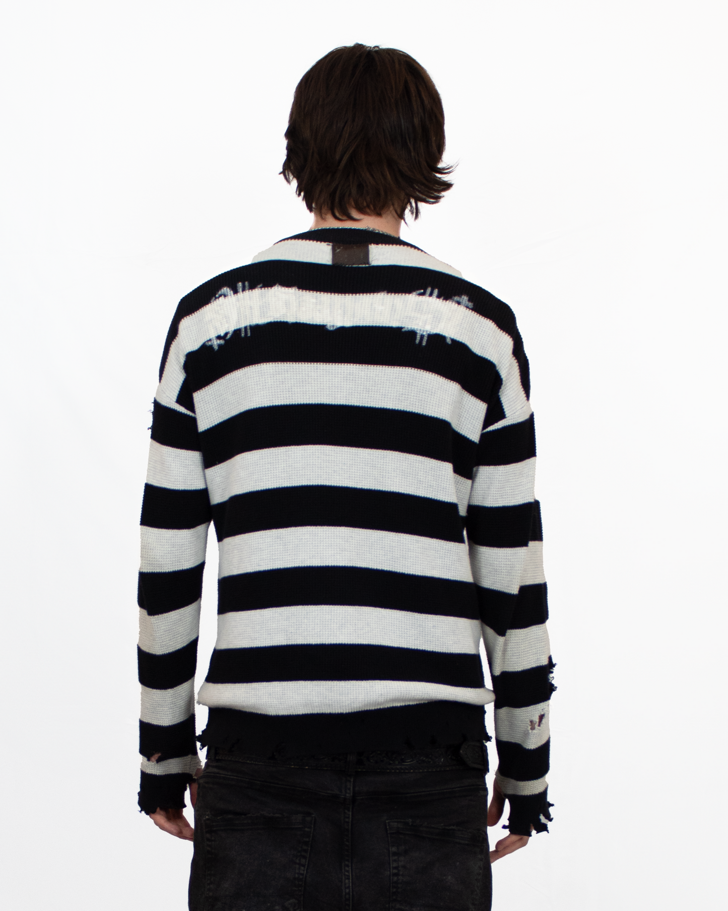 STRIPED CHAINGANG KNIT JUMPER