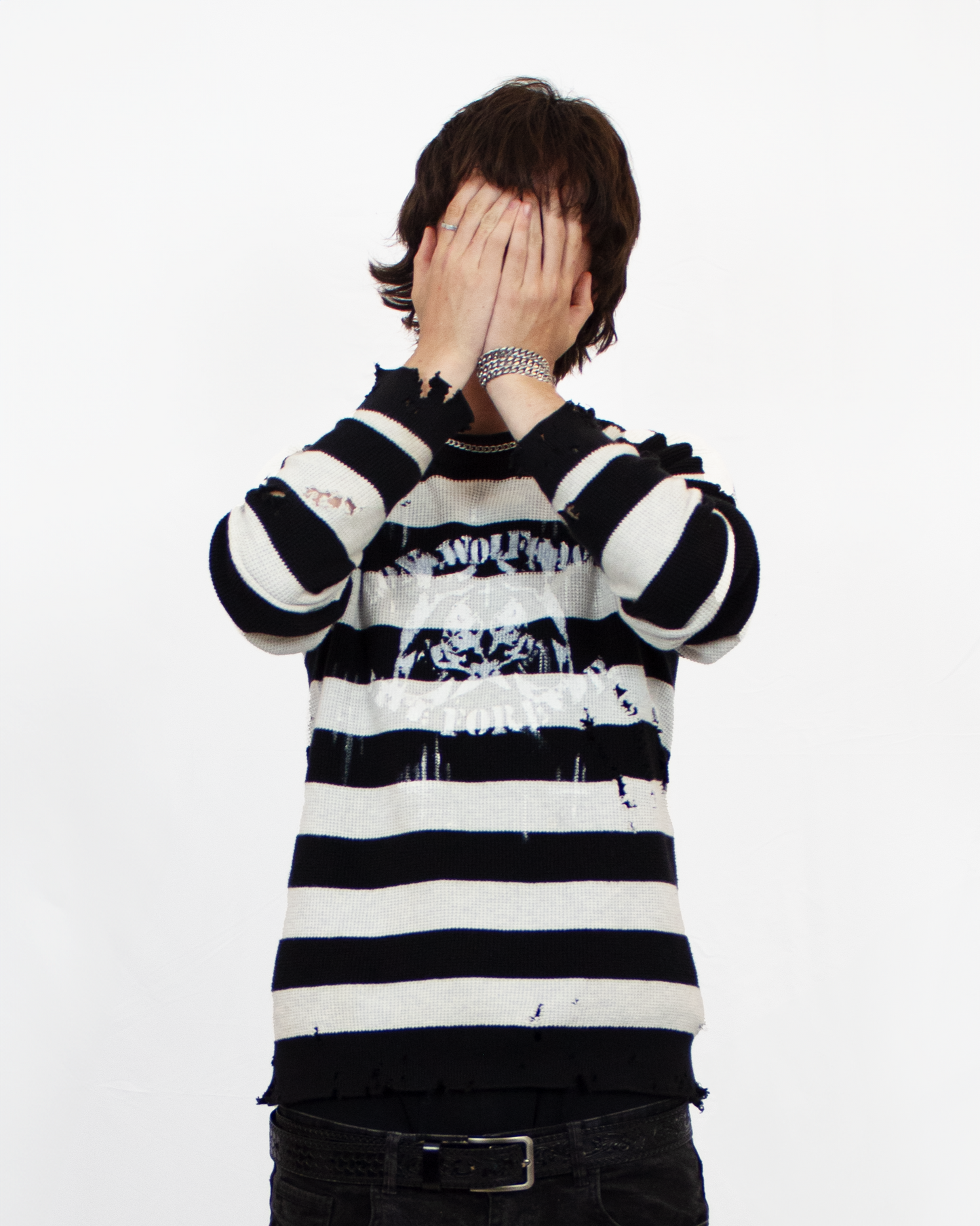 STRIPED CHAINGANG KNIT JUMPER