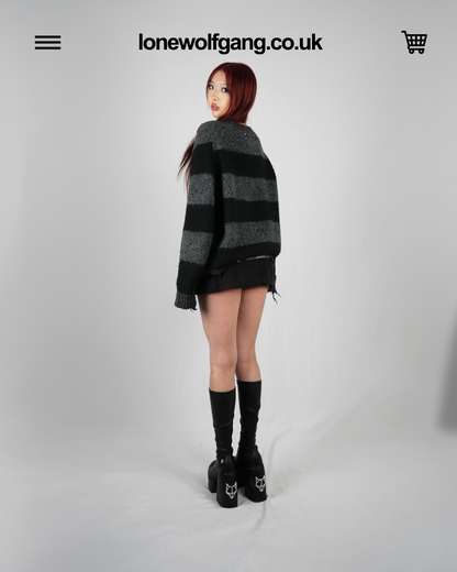 STRIPED SHE-WOLF FLEECE